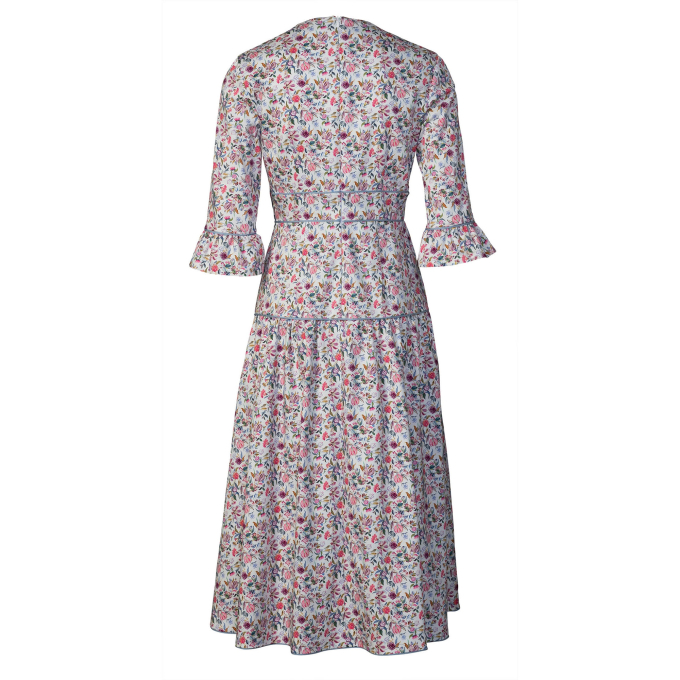 Naaipatroon jurk, Burda 5820, Nl/Dui/En/Fr