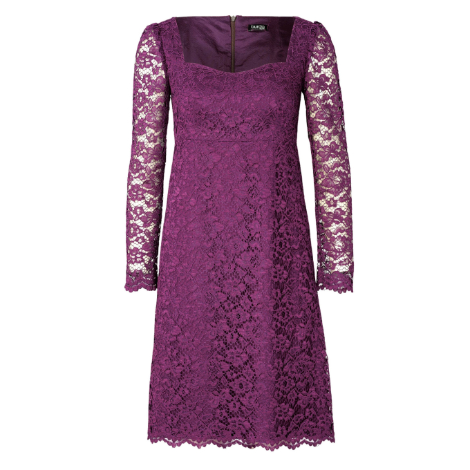 Naaipatroon jurk, Burda 5835, NL/Dui/En/Fr