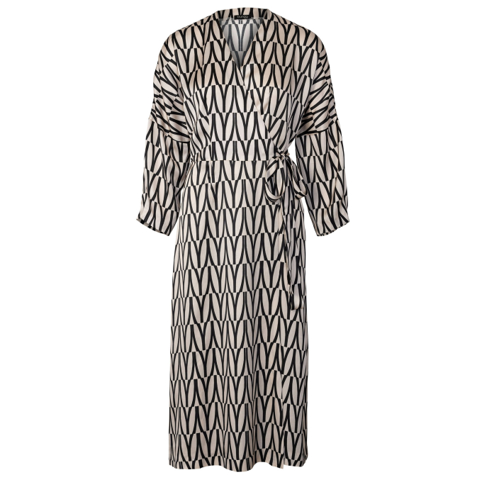 Naaipatroon jurk, Burda 5844, Nl/Dui/En/Fr