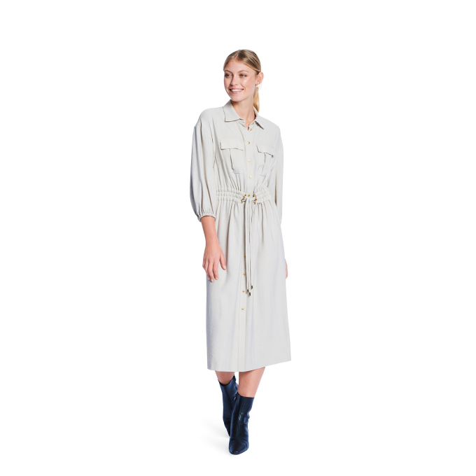 Naaipatroon jurk, Burda 5845, Nl/Dui/En/Fr