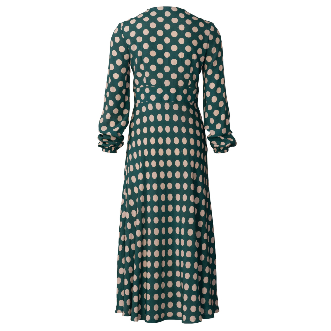 Naaipatroon jurk, Burda 5885, NL/Dui/En/Fr