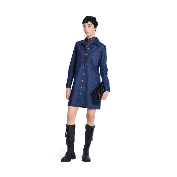 Naaipatroon jurk, Burda 5925, Nl/Dui/En/Fr