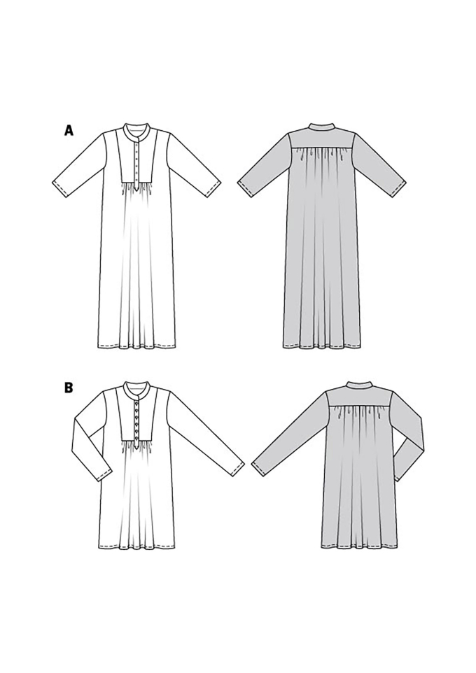 Naaipatroon jurk, Burda 5959, Dui/En/Fr