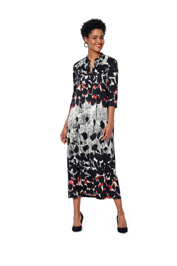 Naaipatroon jurk, Burda 5959, Dui/En/Fr