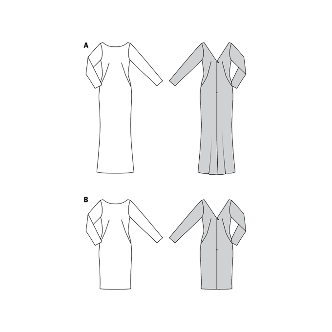Naaipatroon jurk, Burda 6068