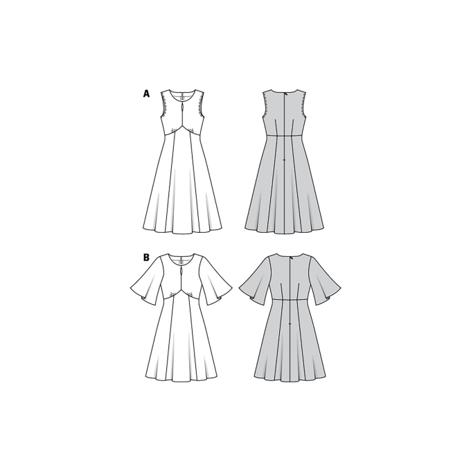 Patron Burda 6133 Robe, en français