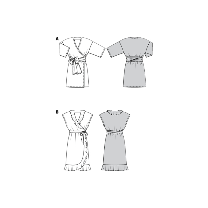 Patron Burda 6207 Robe, en français