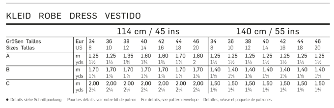 Patron Burda 6686 Robe, en français