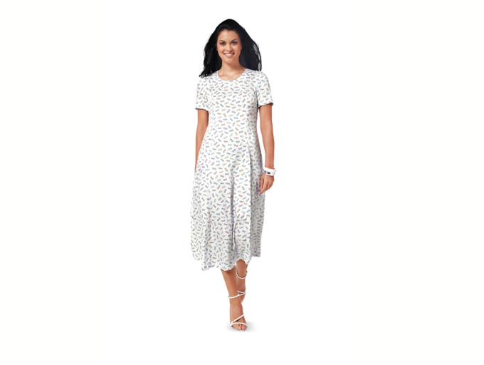 Patron Burda 6821 Robe, en français