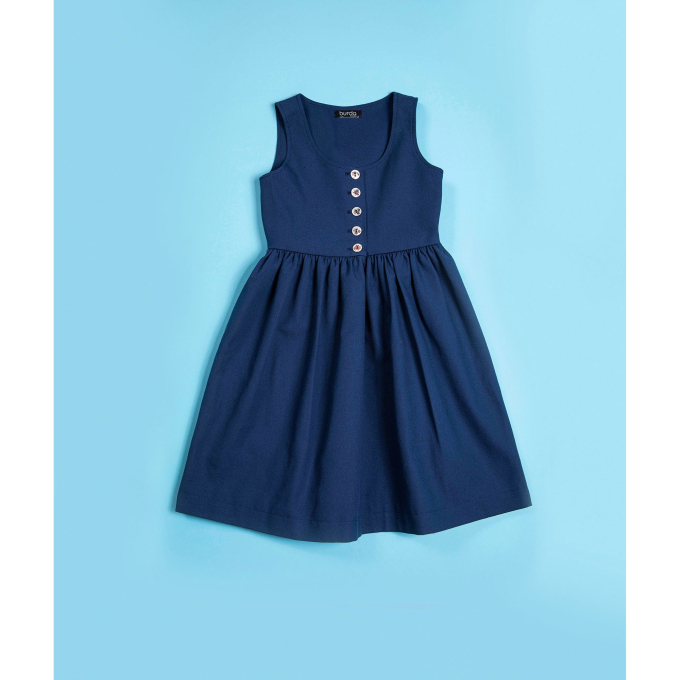 Naaipatroon jurk, Burda Kids 9230, Nl/Dui/En/Fr