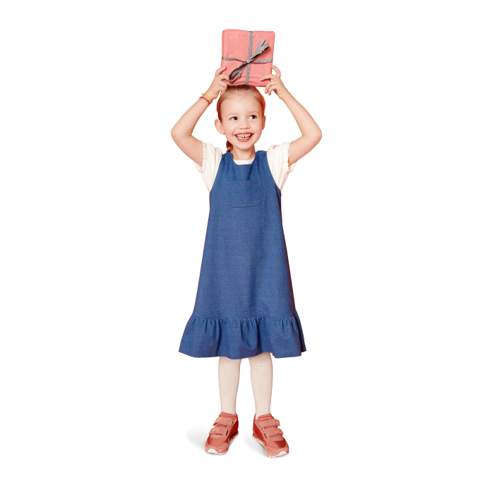 Patron Burda Kids 9238 robe enfant, taille 110-140, en français