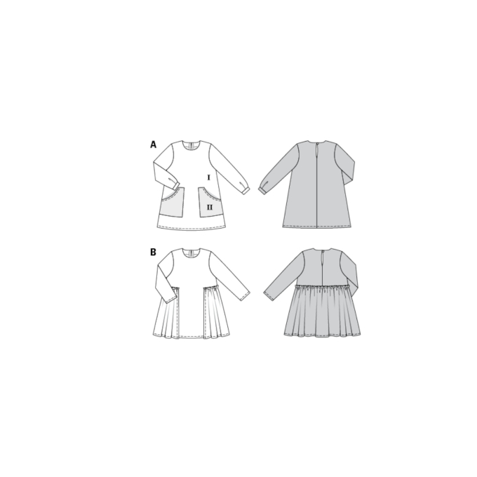 Patron Burda Kids 9310 Robe, en français
