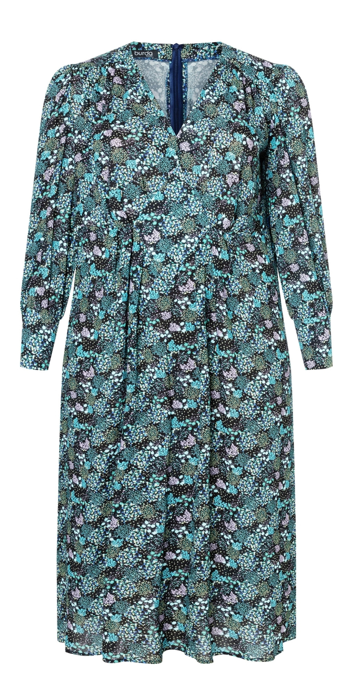 Sewing pattern Dress Women, Burda 5748, En/Ger/Fr
