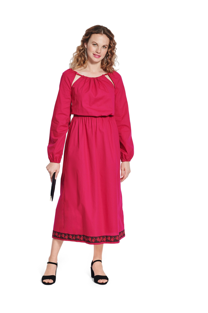 Patron Burda 5772 robe femme, version papier, en français