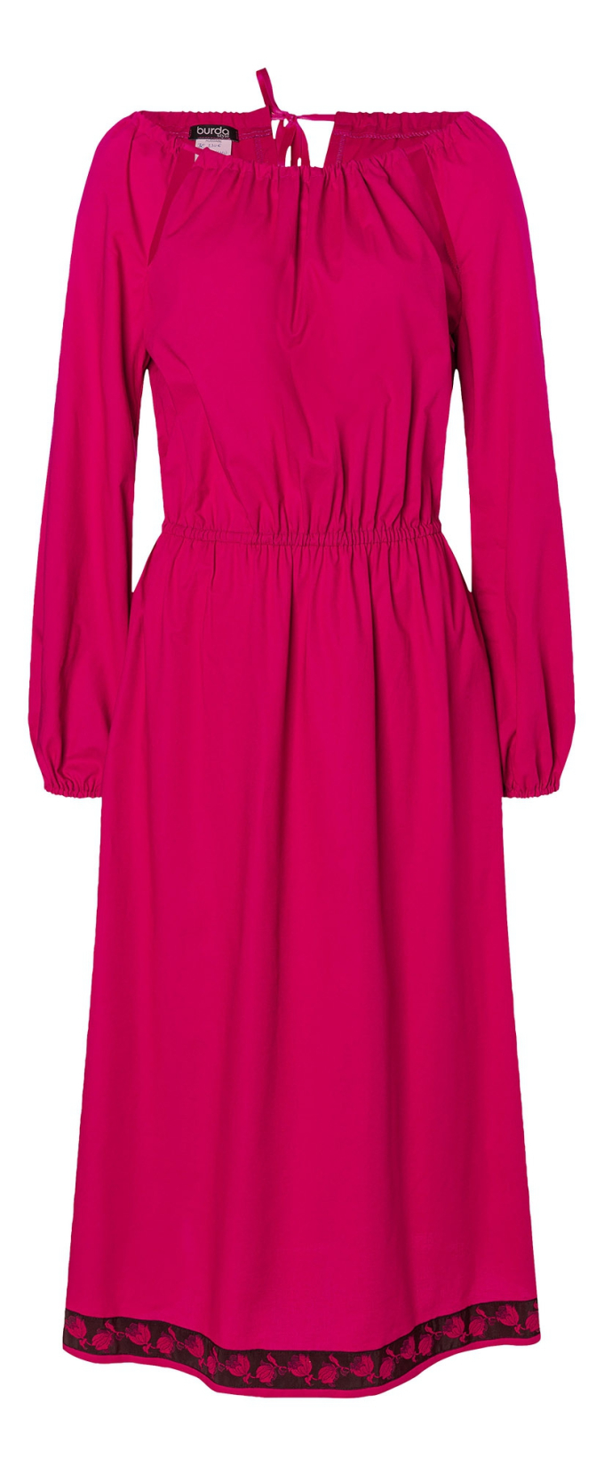 Patron Burda 5772 robe femme, version papier, en français
