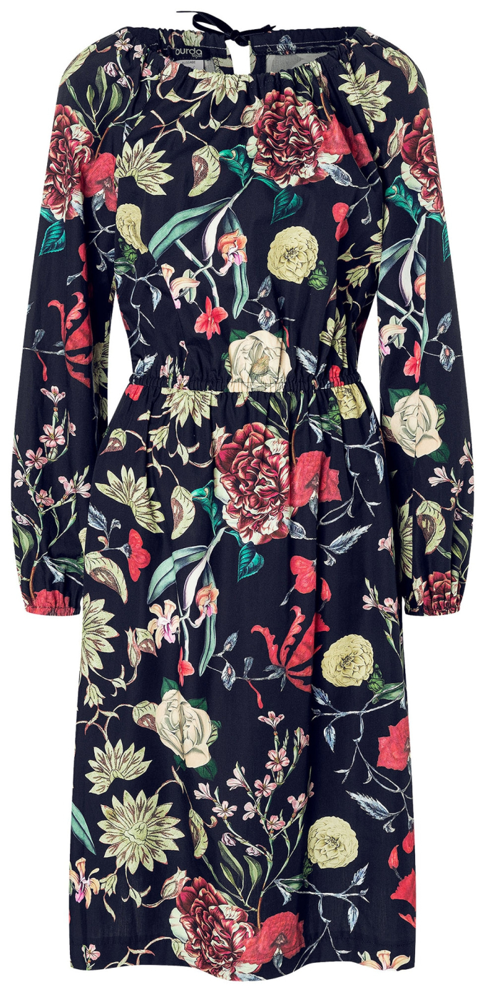 Patron Burda 5772 robe femme, version papier, en français