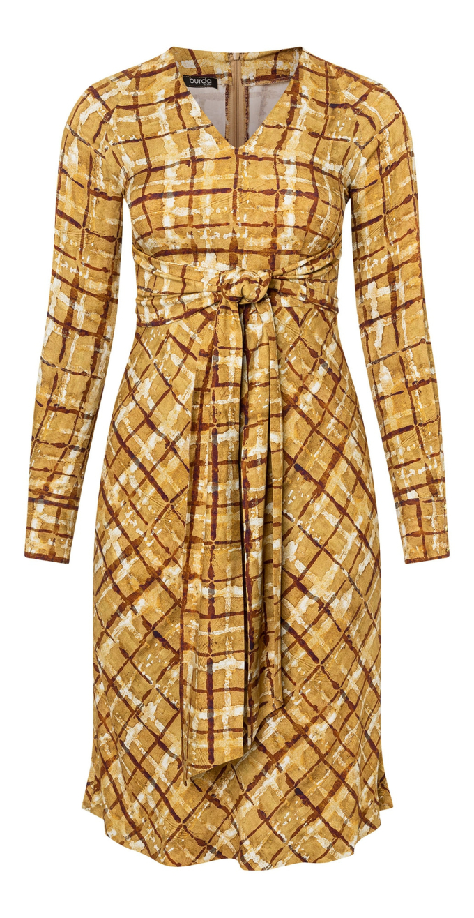 Sewing pattern Dress Ladies, Burda 5777, GB/DE/NL/FR