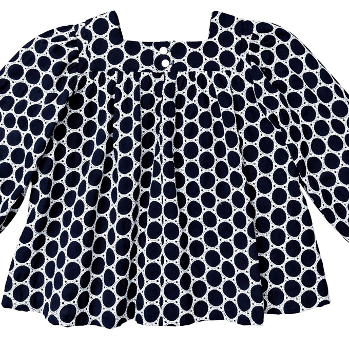 Sewing pattern dress and blouse, Burda Kids 9249, En/Ger/Fr