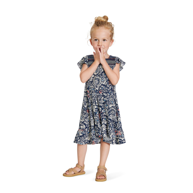 Sewing pattern dress and blouse, Burda Kids 9249, En/Ger/Fr
