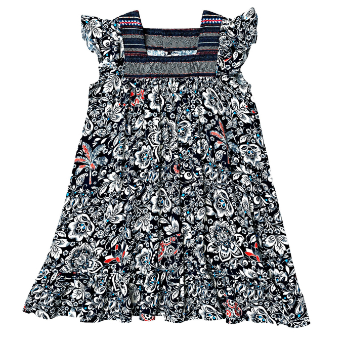 Sewing pattern dress and blouse, Burda Kids 9249, En/Ger/Fr