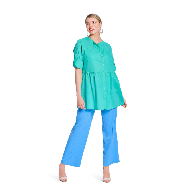 Naaipatroon jurk en tuniek, Burda 5841, Nl/Dui/En/Fr