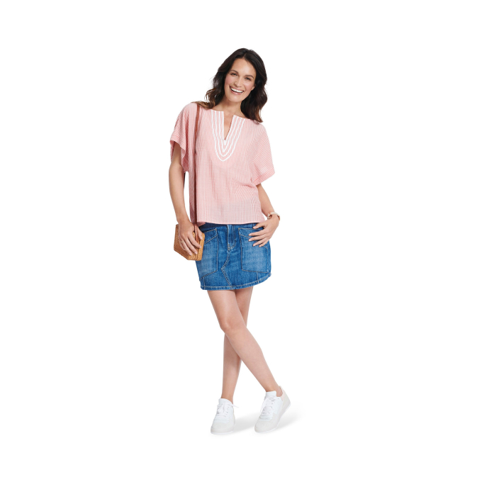Naaipatroon jurk en tuniek, Burda 5889, Nl/Dui/En/Fr