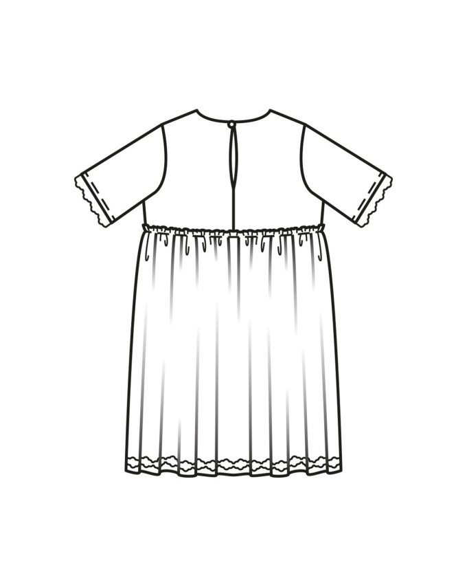 Patron Burda 9226 robe / blouse enfant, version papier, en français