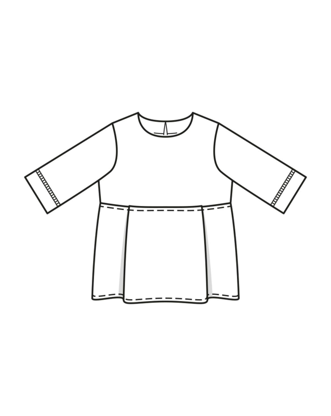 Patron Burda 9226 robe / blouse enfant, version papier, en français