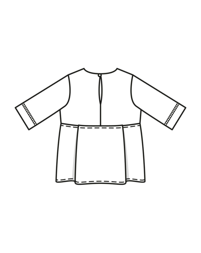 Patron Burda 9226 robe / blouse enfant, version papier, en français