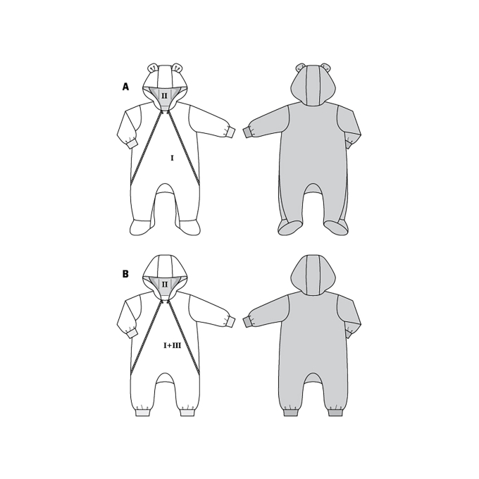 Naaipatroon combinatie, Burda Kids 9294, Dui/En/Fr