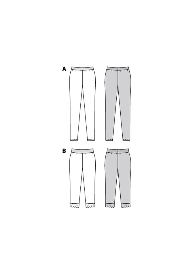 Schnittmuster Leggings, Burda 6011