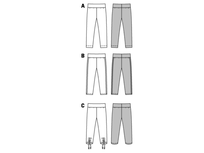 Naaipatron Leggings, Burda 9415, Dui/En/Fr