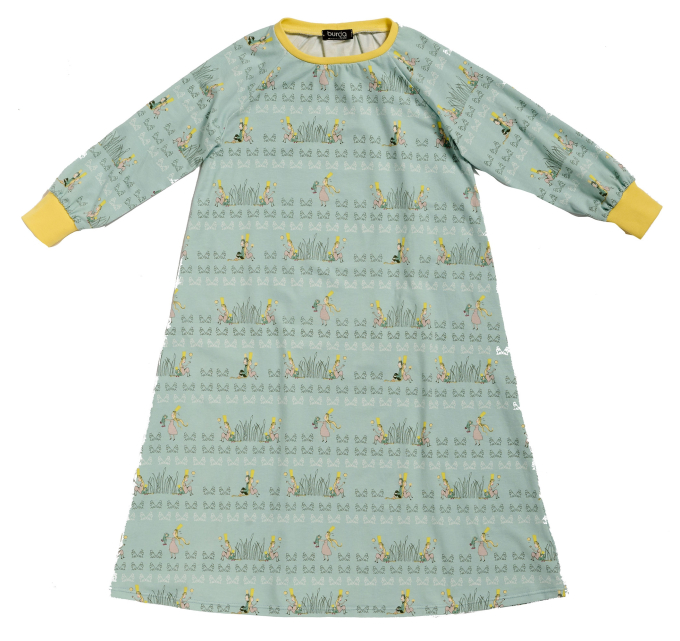 Patron Burda 9218 chemise de nuit / pyjama enfant, version papier, en français