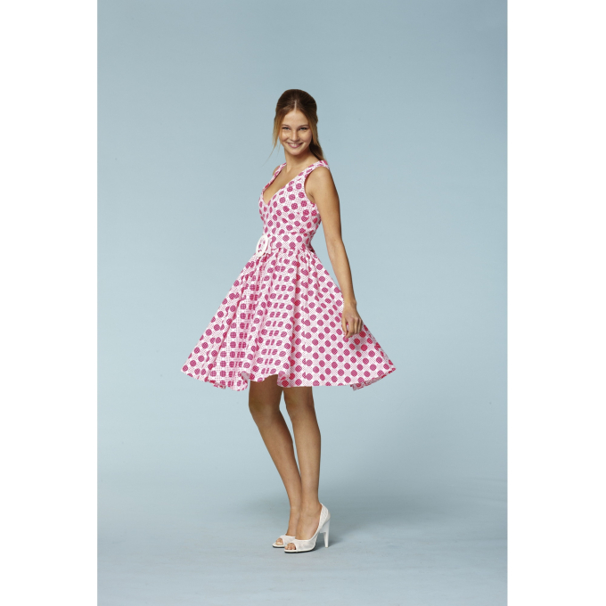 Patron Burda 7556 Robe, en français