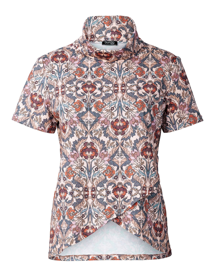 Naaipatroon Shirt Dames, Burda 5790, NL/EN/DE/FR