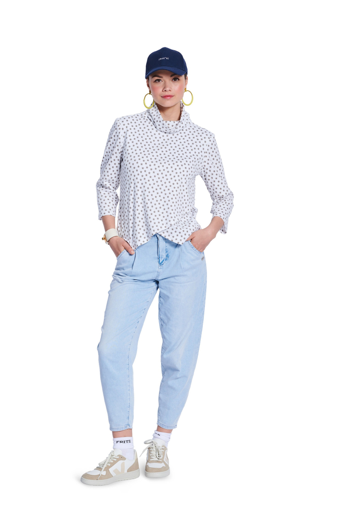 Naaipatroon Shirt Dames, Burda 5790, NL/EN/DE/FR