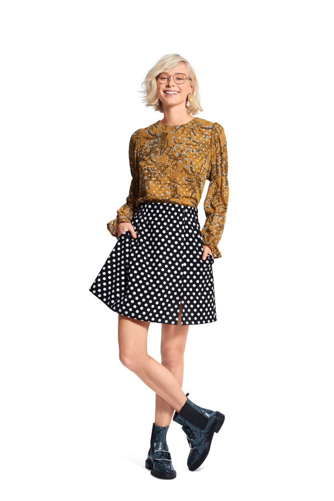 Patron Burda 6027 jupe femme, taille 34-48, en français