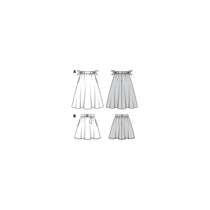 Schnittmuster Rock, Burda 6319