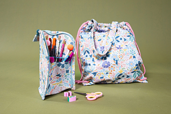 Patron Burda 9200 accessoires scolaires, version papier, en français