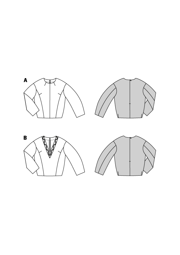 Patron Burda 5697 shirt femme, en français