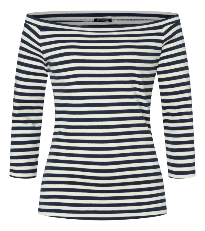 Naaipatroon Burda 5730 Shirt, Nl/Dui/En/Fr