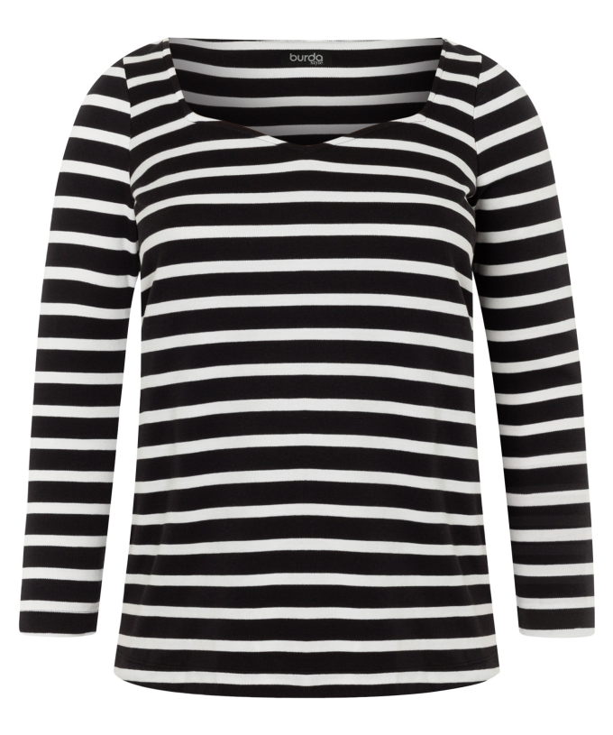 Naaipatroon Burda 5731 Shirt, Nl/Dui/En/Fr