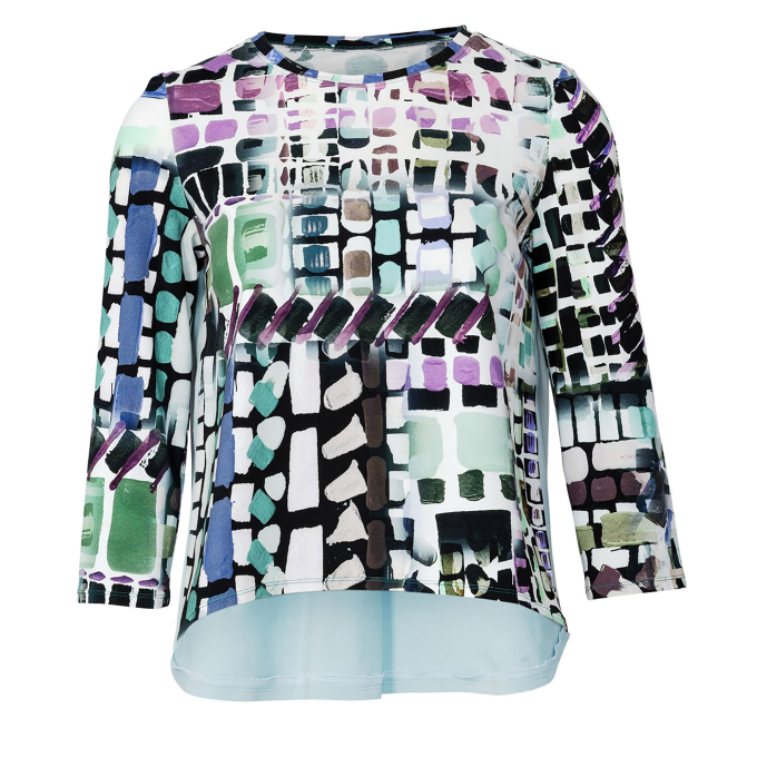 Naaipatroon shirt, Burda 5831, Nl/Dui/En/Fr