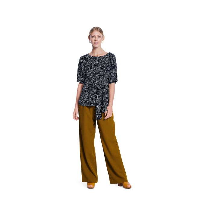 Patron Burda 5843 t-shirt /blouse femme, version papier, en français