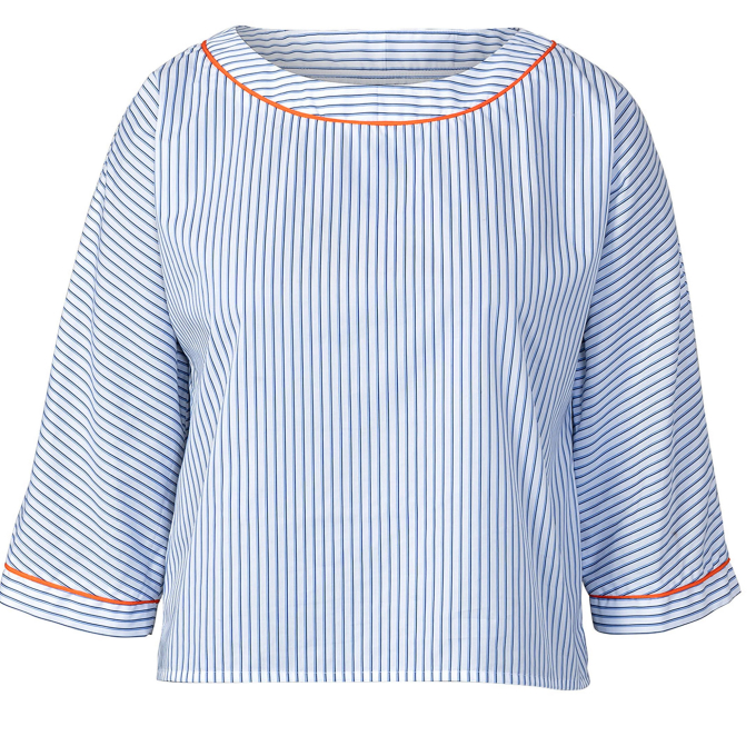 Patron Burda 5843 t-shirt /blouse femme, version papier, en français