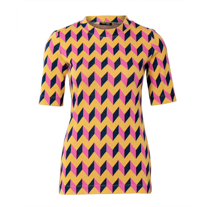 Naaipatroon shirt, Burda 5876, Nl/Dui/En/Fr