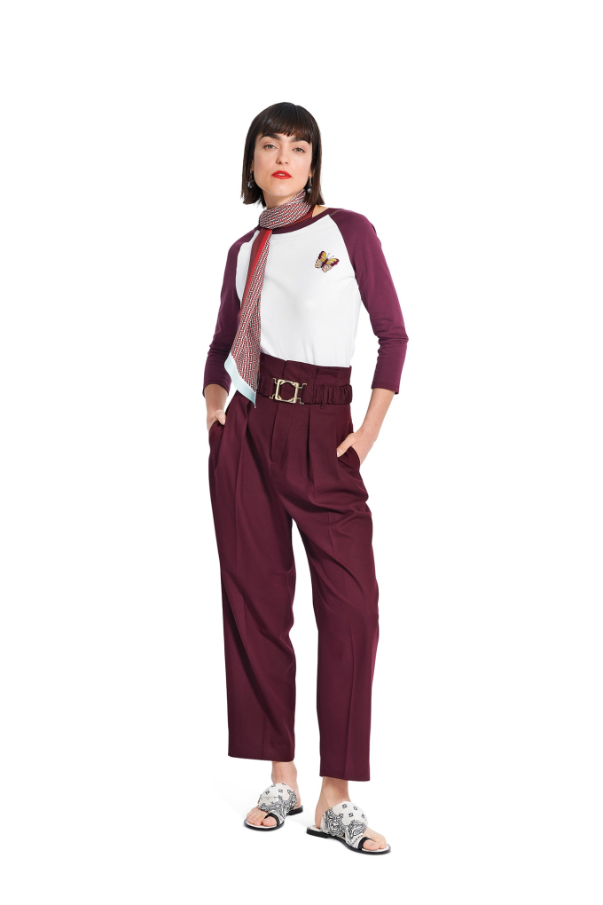 Naaipatroon shirt, Burda 6028, Nl/Dui/En/Fr