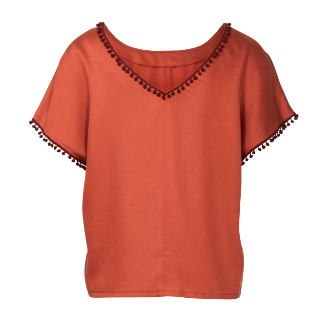 Naaipatroon shirt, Burda 6204, Nl/Dui/En/Fr