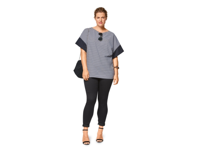 Naaipatroon shirt, Burda 6445, Nl/Dui/En/Fr