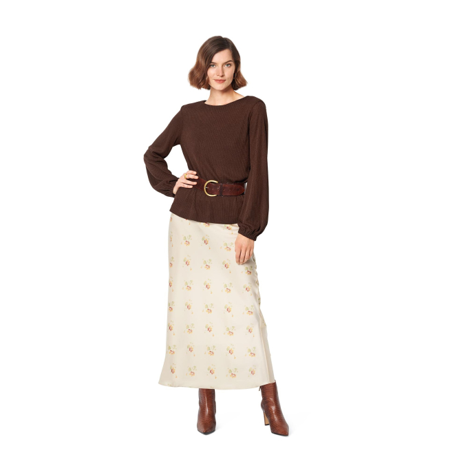 Naaipatroon overhemd en blouse, Burda 6059, Nl/Dui/En/Fr
